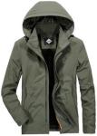 Water Resistant Taped Seam Jacket , Thin Outdoor Hooded Military Jacket