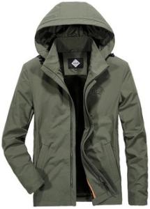 Quality Water Resistant Taped Seam Jacket , Thin Outdoor Hooded Military Jacket wholesale