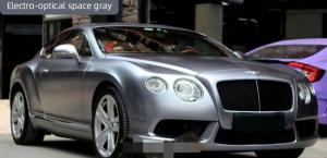 Quality 30µm Air Release Electro Optical Space grey Car Vinyl Wrap Prevents Sun Damage wholesale