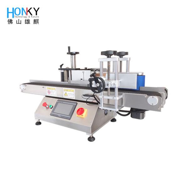 Desktop Automatic Round Bottle Labeling Machine For Filling Packing Machine
