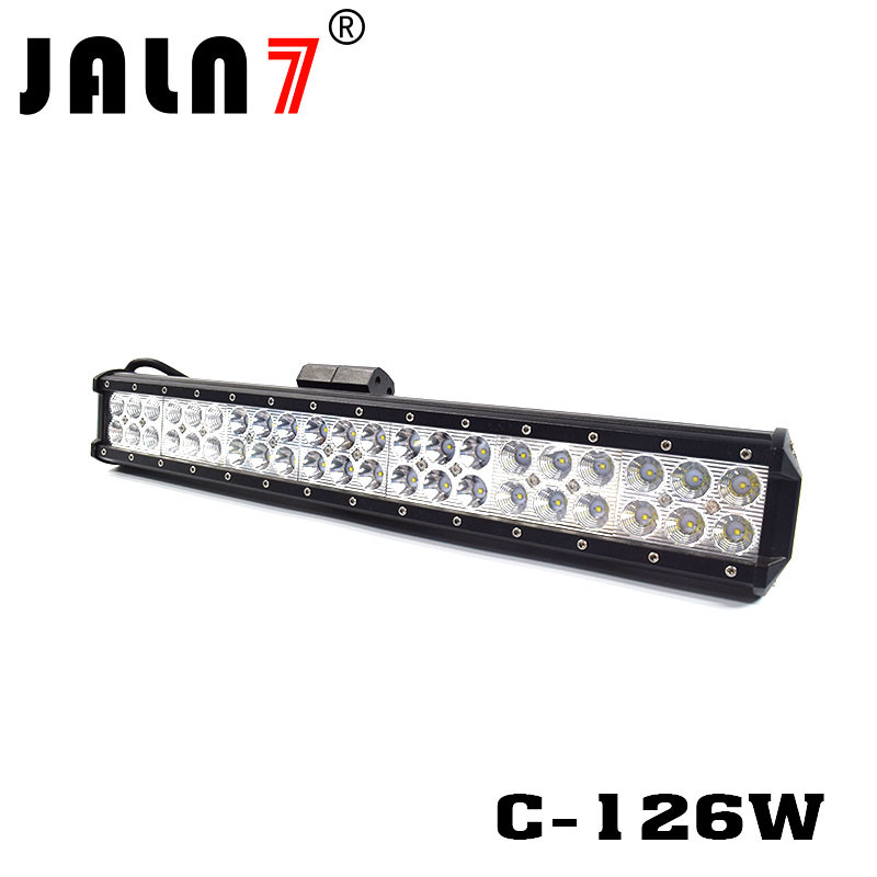 LED Light Bar JALN7 126W CREE Spot Flood Combo LED Driving Lamp Super Bright Off Road Lights LED Work Light Boat Jeep