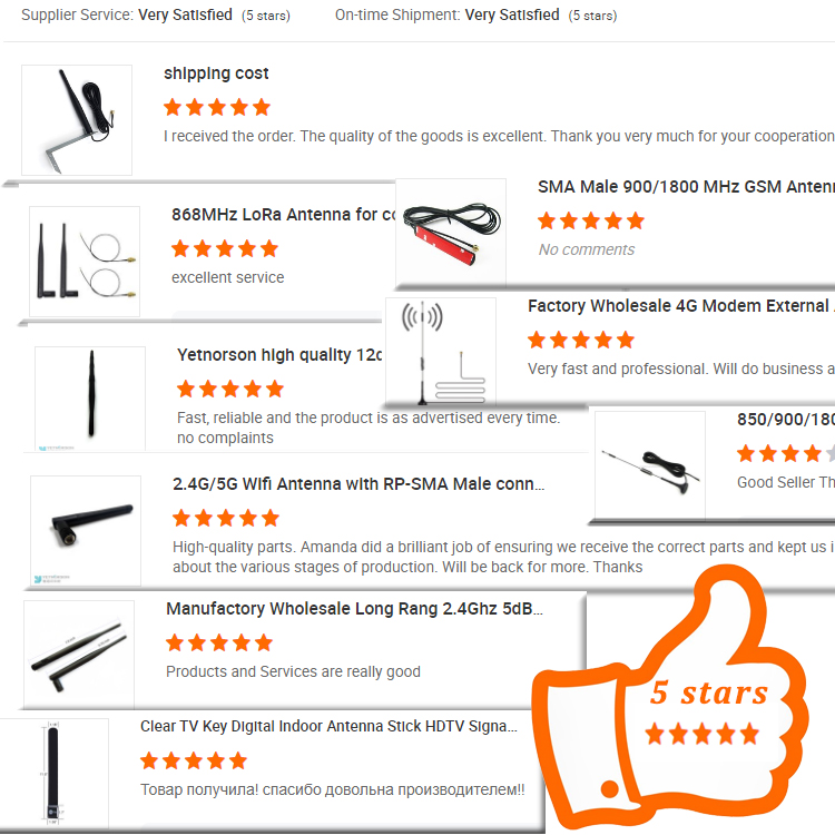 Vertical Polarization 5dB Gain 5g WiFi Antenna for All Router 5100-5800MHz Reception