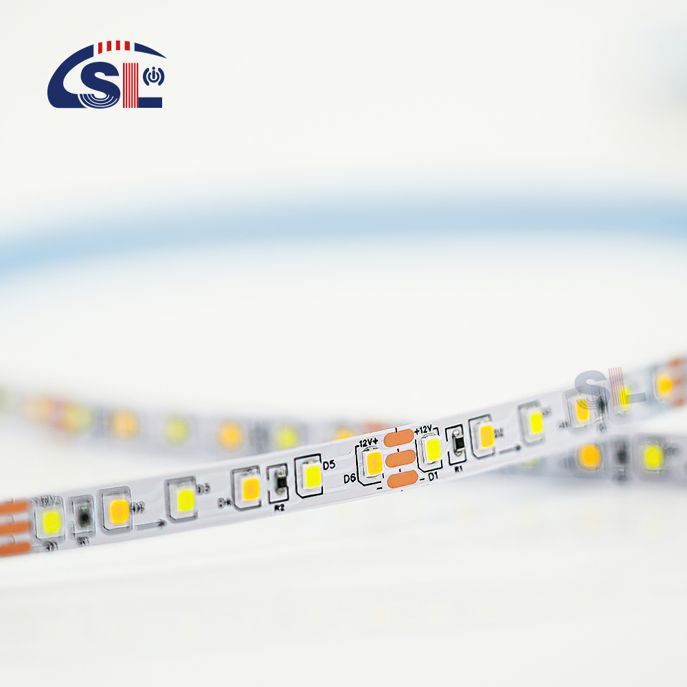 Indoor Decoration High Brightness 12v24v 10mm 120leds 3000K-6500K CCT Flexible Dual Color COB Led Strip Light