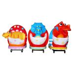 Kids Coin Operated Horse Kiddie Ride / Animal Dinosaur Kiddie Ride Carousel
