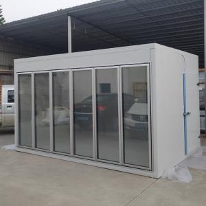 Quality 6 Glass Door Supermarket 220V Walk In Cooler Freezer wholesale