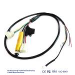 Rear View Camera System Audio Video Cable Waterproof 4 Pin Aviation to Rca