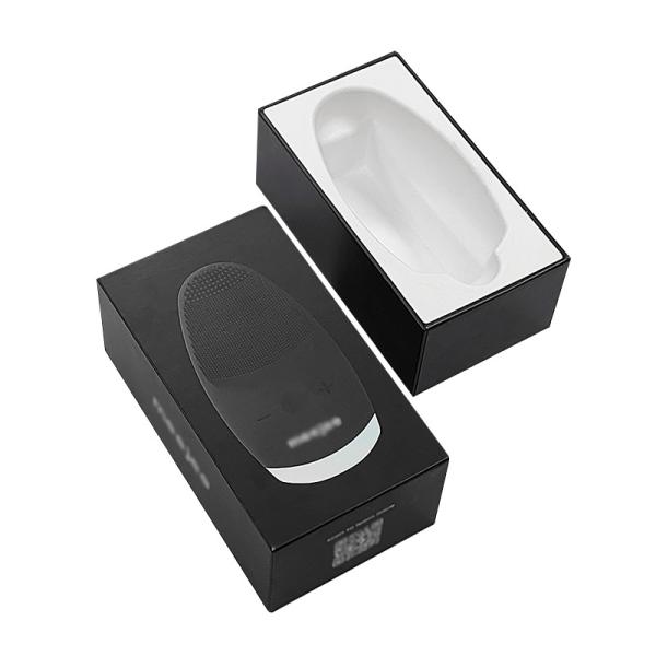 Luxury Facial Cleansing Massager Paper Packing 2 Piece Sturdy Lift Off Lid Gift