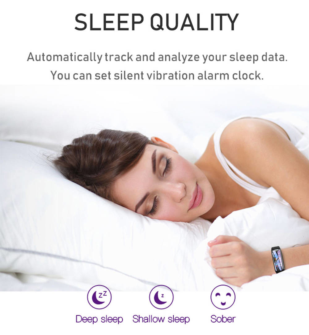 Temperature Monitoring Smart Functional Bracelet Health Data Step Number For Family