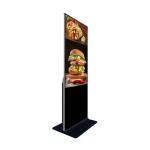 55" Floor Standing Digital Display Wide Viewing Angle LCD Advertising Totem