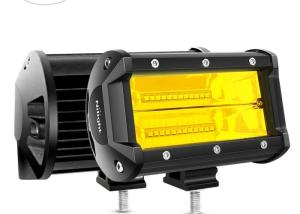 Quality 72 Watt 5 Inch Automotive LED Light Bar / LED Pod Fog Lights 3030 LEDs wholesale