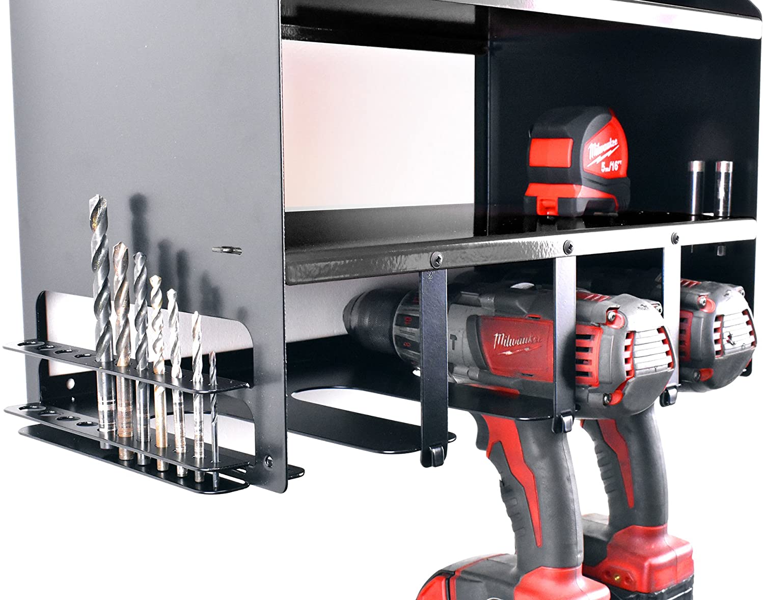 Efficiently Organize and Charge Your Drills with Sturdy Holder and Charging Rack