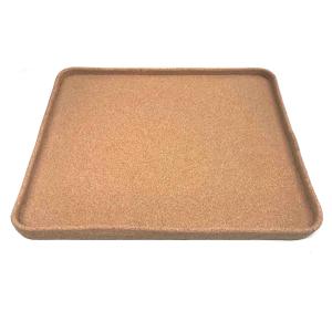 Quality BSCI Rectangular Natural Cork Serving Tray 12''X8''X0.79'' BSCI Heat Resistant wholesale
