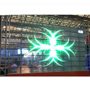 Quality See through transparent led display window advertising wholesale