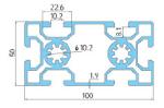 Construction 50 Series Aluminum Anodic Oxidation Sandblasting