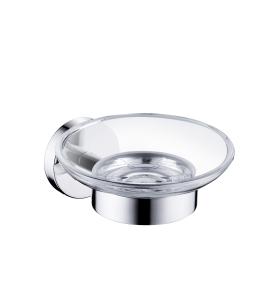 Quality Stainless steel shopping round design bathroom accessories wall mount soap holder wholesale