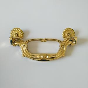 Quality PP Recycle Plastic Coffin Handles Small Size 25.3 * 9.6 Cm Golden Metallization wholesale