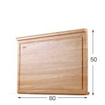 Double Sided Baking 80x50cm Wood Block Cutting Board For Household Use
