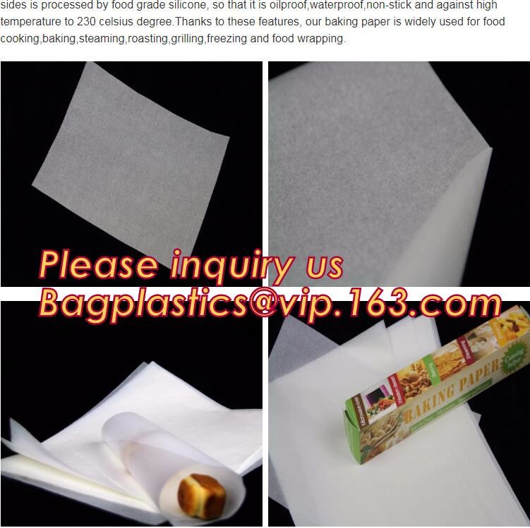 Non-Stick Baking Greaseproof Parchment Aluminum Foil Lined Oneside Coating Paper, composite paper