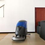 Single Driver Blue FNE-D550 Floor Scrubber - Strong Battery 550mm Brush Disc