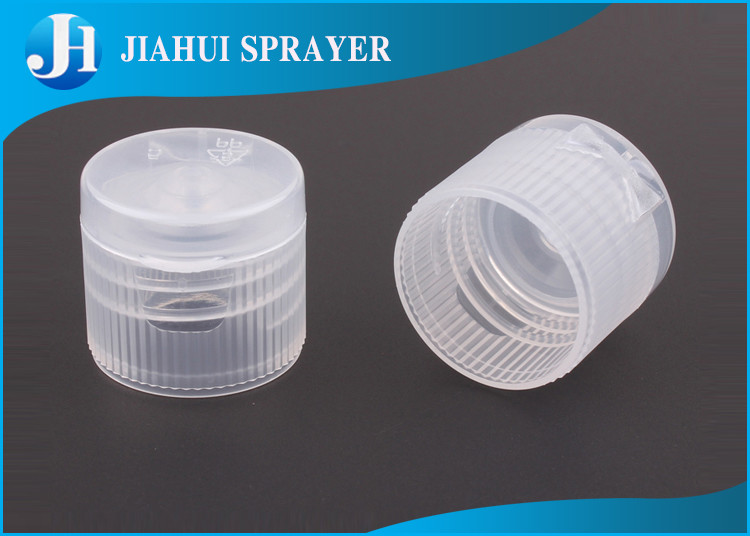 Snap - Open Flip Top Dispensing Caps Transparent Color Screws With PP Material
