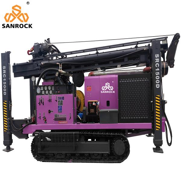 Diamond Core Drilling Rig 1500m Exploration Hydraulic Rotary Core Drilling Rig