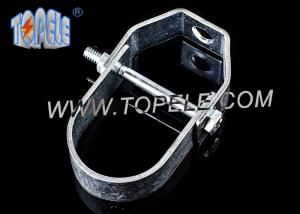 Quality Heavy - Duty Galvanized Steel Conduit Fittings Pipe Clamp Clevis Hanger wholesale