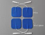 skin tightening tens electrodes 5X5cmBlue harmless cloth with physiotherapy