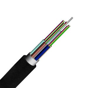 Quality GYTA fiber optic equipment 144core g652d steel central strength member wholesale