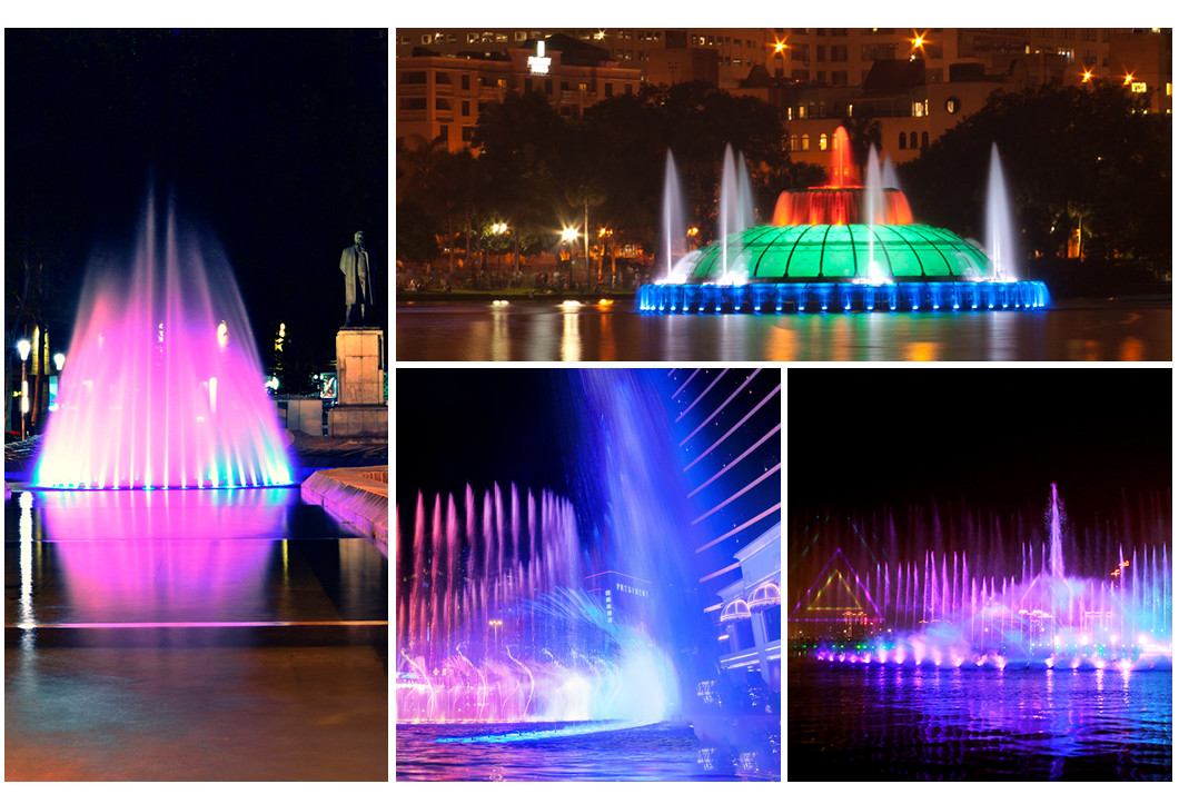 SMD3535 RGB DMX IP68 Waterproof Led Fountain Light 9W DC24V Input