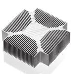 Versatile Aluminum Extrusion Heat Sink Aesthetic Customized Silver Heat Sink