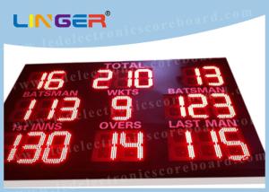 Quality Sport LED Cricket Scoreboard With Wheel , Outdoor Portable Scoreboard For Cricket wholesale