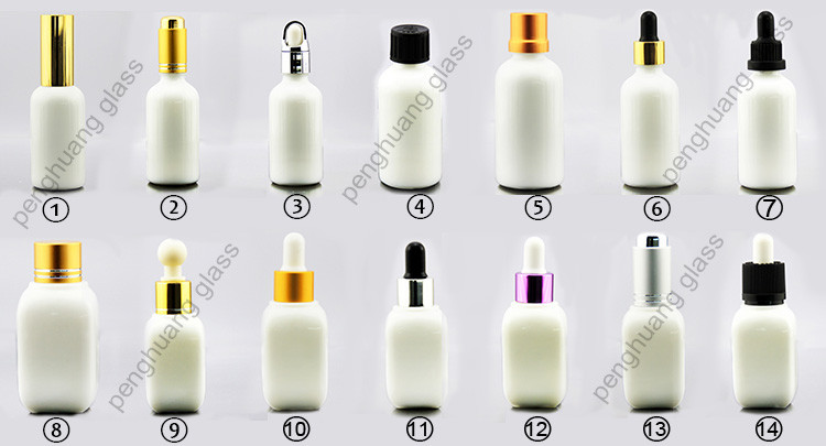 Wholesale 100ml White Porcelain Bottles With Glass Dropper For Essential Oils