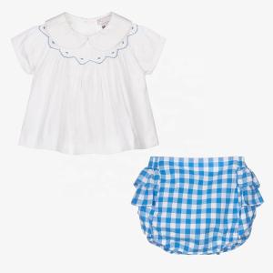 Quality Summer Baby Custom 100% Cotton Toddler Baby Clothing Sets Baby Boys Girls Clothing Sets wholesale