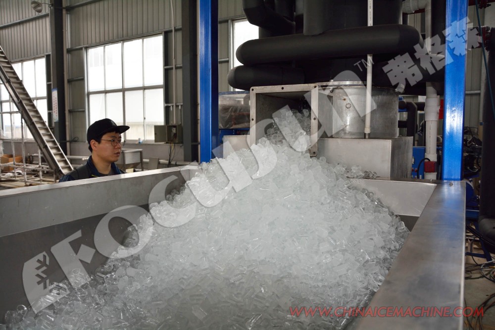 Energy-Saving 10 Ton Tube Ice Maker Making Machine With 80kw Power