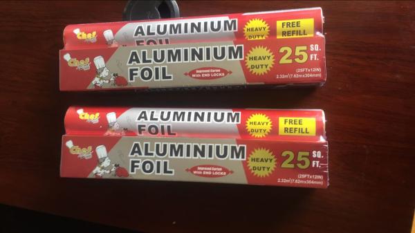Cheap Heavy Gauge Aluminum Foil Wrapping Paper With 10mic - 25mic Thickness for sale