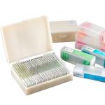 Lab Research 25 Kinds 22x22mm Label Microbiology Bacteria Slides