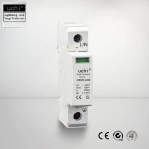 Quality Din Rail Mountable Type 2 Surge Protector VDR Material For Telecommunications wholesale