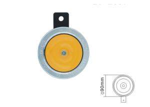 Quality Yellow Iron Car Electric Horn 12V / 24V Voltage 105 -115 DB Sound Level wholesale