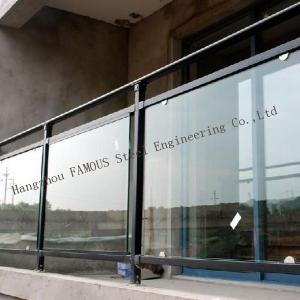 Quality Aluminium Frame 62x102mm Handrail Glass Balustrade Anodizing wholesale