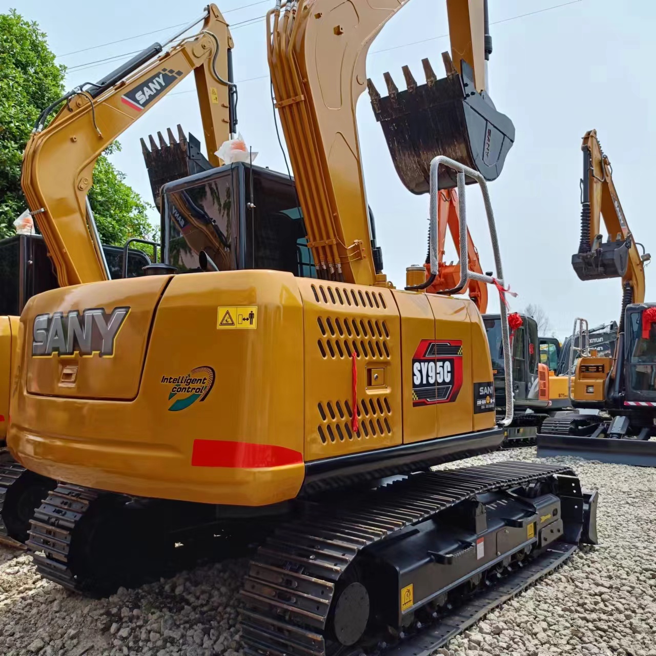 SANY Sy95c Excavator with Original Hydraulic Valve and ISUZU Kawasaki Hydraulic Pump