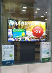 Quality 55inch High Bright Double Sides Store Window LCD Display wholesale