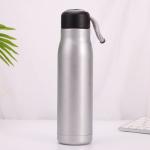 Eco Friendly Stainless Steel Water Bottle with Strap Lid Triple Layered Vacuum
