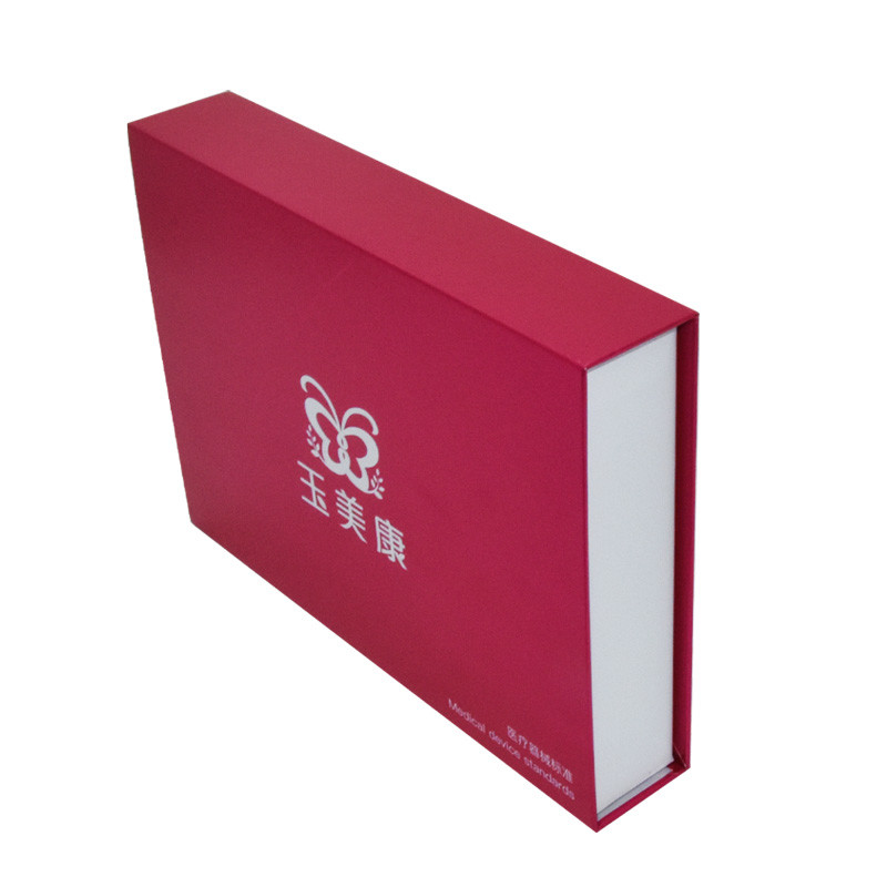 Flap Closure Rigid Magnetic Gift Box With Reverse UV EVA Insert Cutout