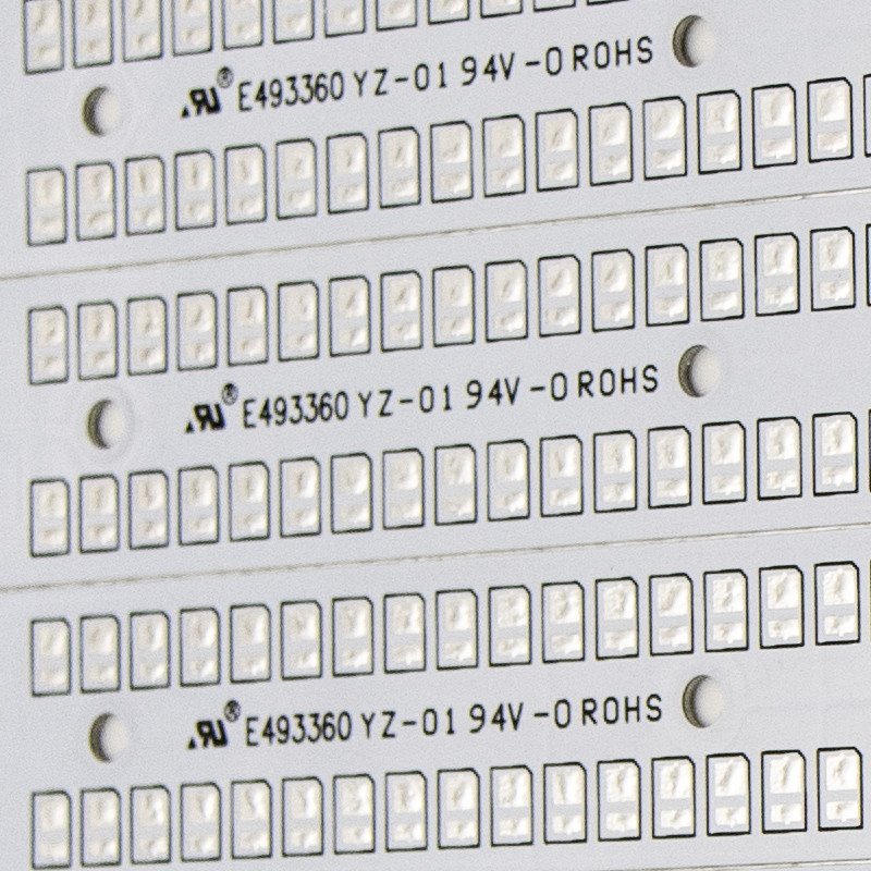Aluminum SMD 5730 LED Lamp Circuit Board Copper Thickness 0.5oz 4.0oz