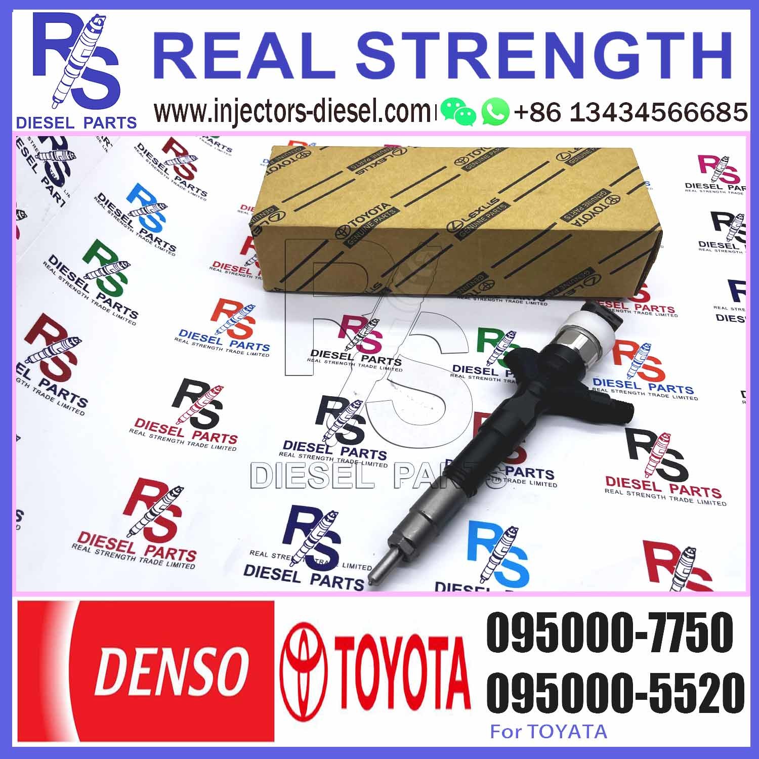 Fuel injector 23670-30300 095000-7760 095000-7761 095000-7751 095000-7750 for diesel engine spare parts