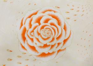 Quality 125gsm Mattress Quilting Fabric Fashion Printed Gold Powder Cloth wholesale