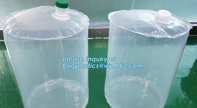 Spout chemical storage round bottom oil Liner Drum 200 Ltr Round Bottom Aluminum Foil Bag Drum Liner With Snap