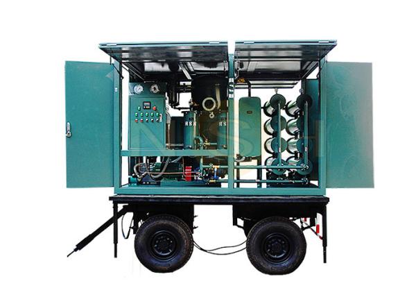 Remove Acid Mobile Oil Purifier / Transformer Oil Purification Plant 6000 Liters