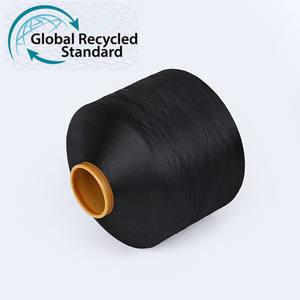 Quality Recycled Ring Spun Yarn Polyester Textured Yarn GRS OETEX Certified wholesale