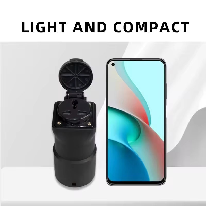 3.5KW Max Rated power White Customizable Car EV Discharger V2L Head Plug Type2 Outlet MG car Switch Type 2 EV Connectors